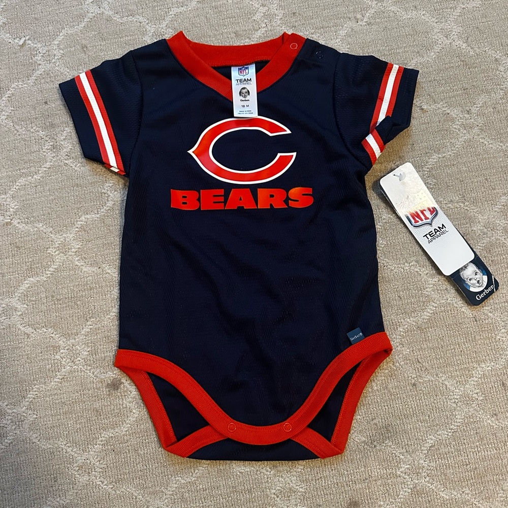 NWT Chicago Bears NFL Jersey Bodysuit